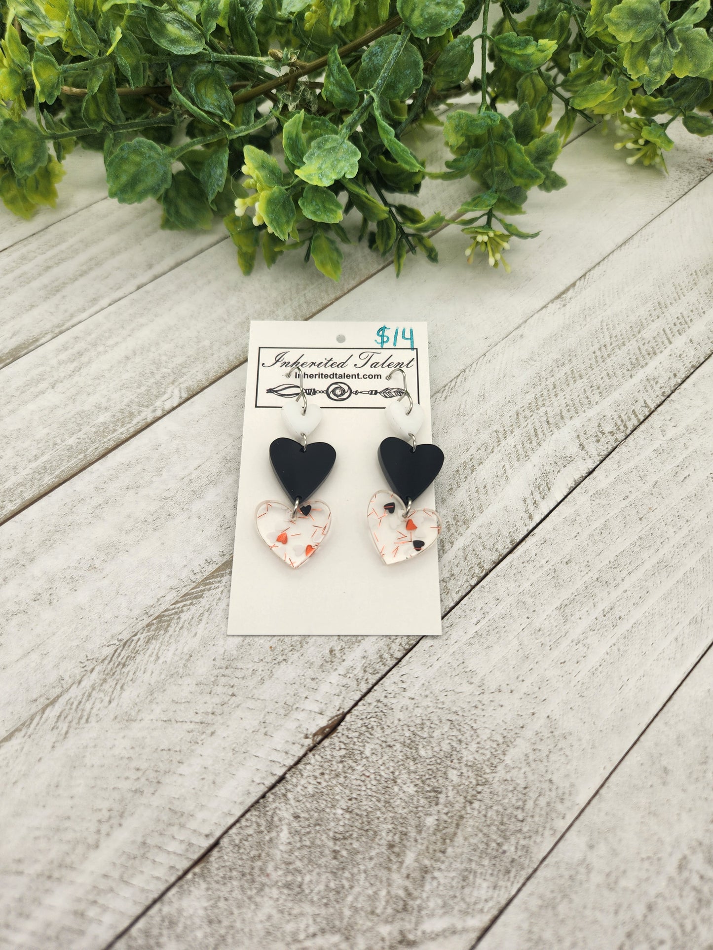 Heart earrings