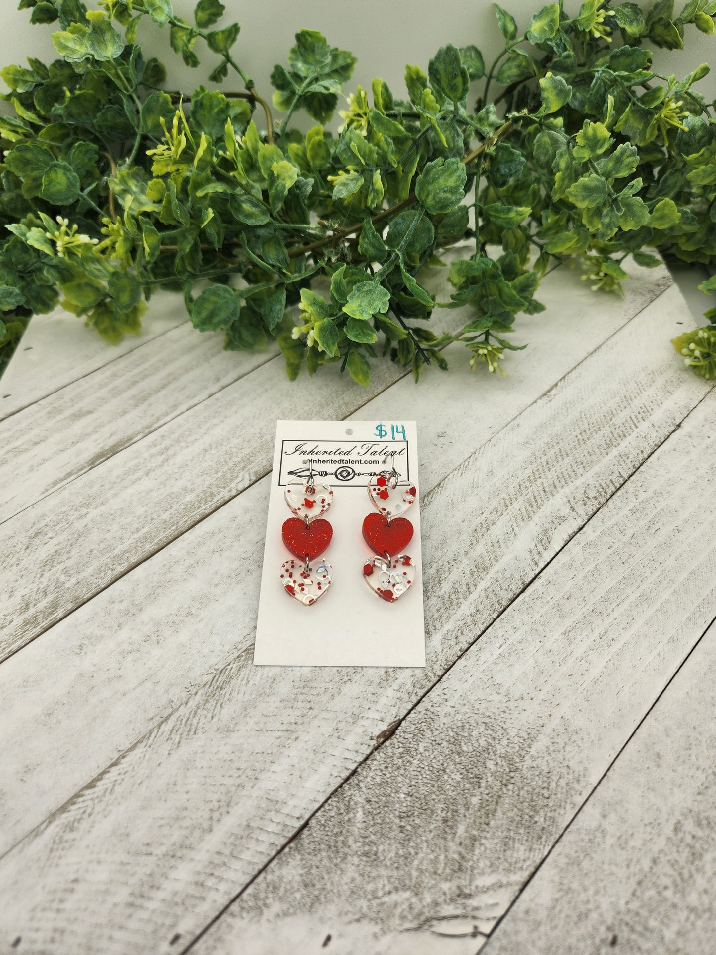 Heart earrings