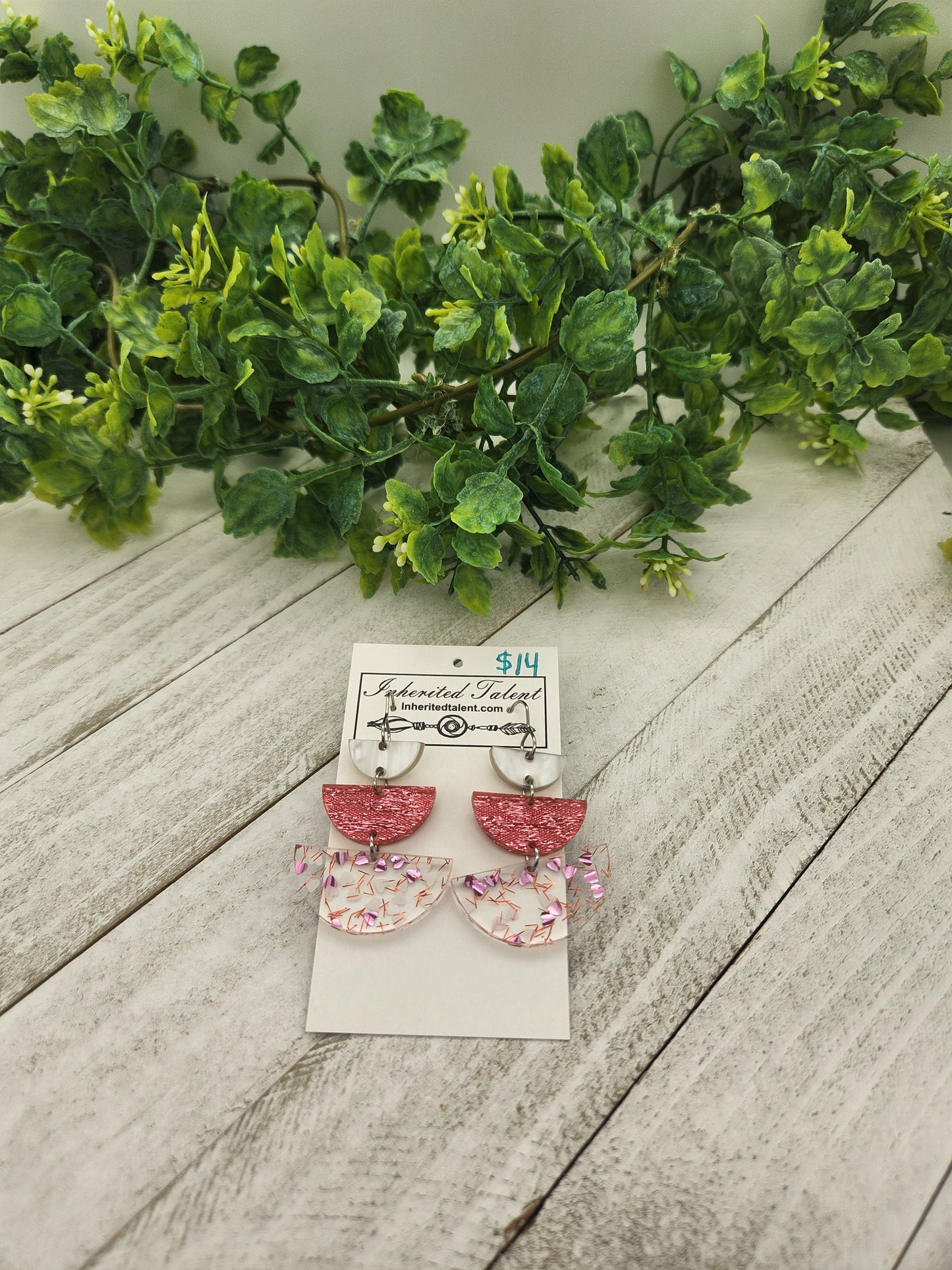 Valentine earrings