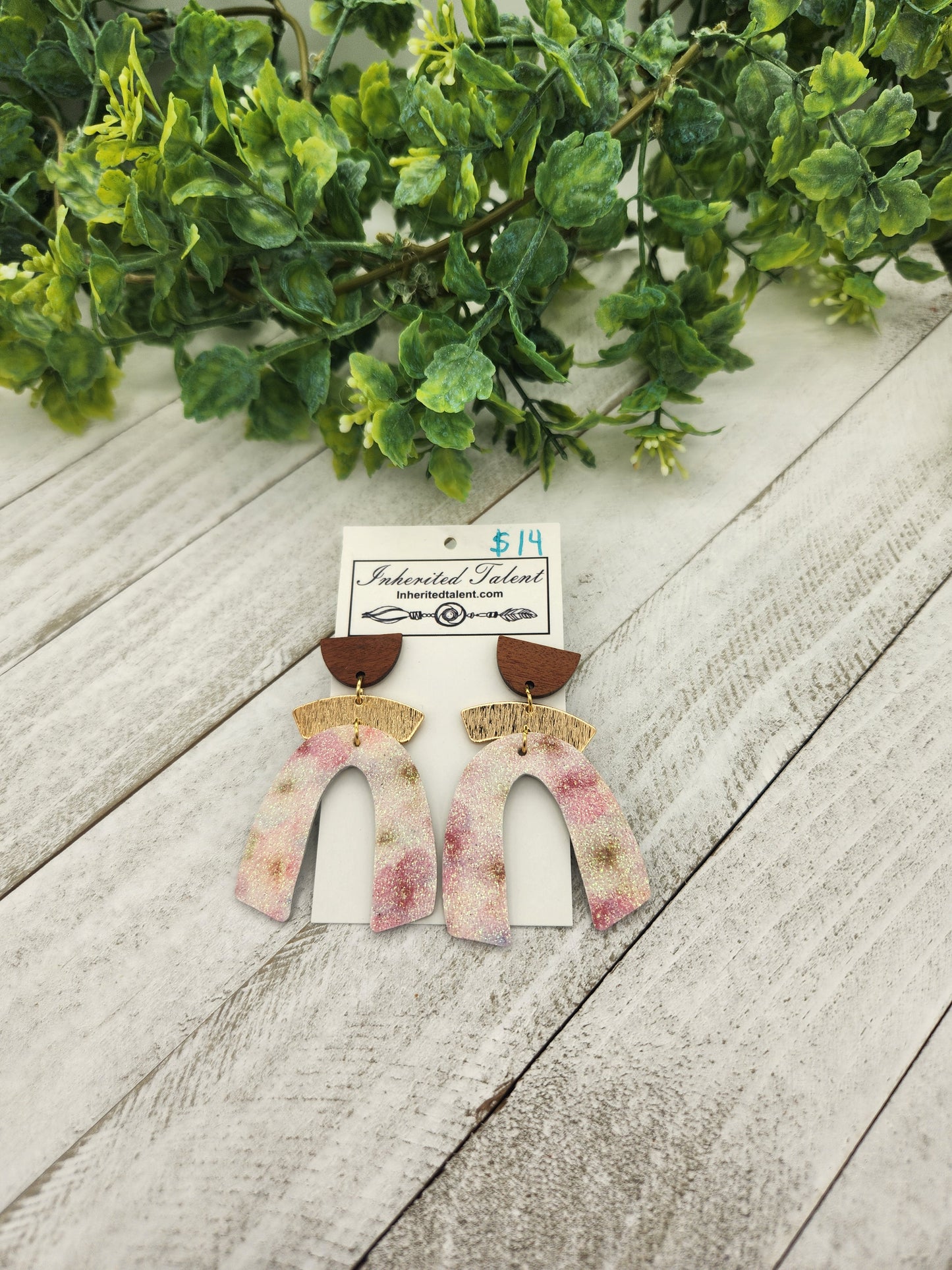 Multi colored earrings