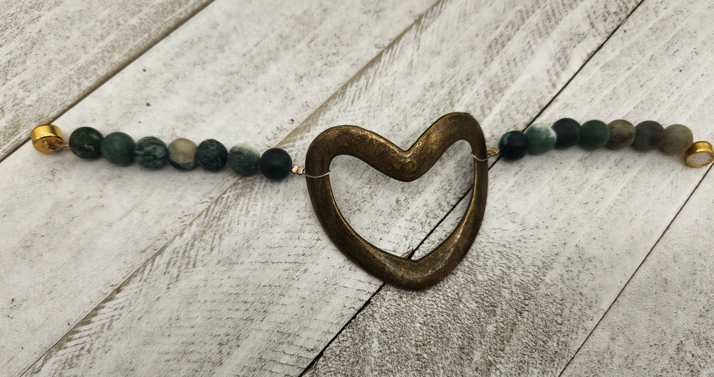 Green Heart Bracelet