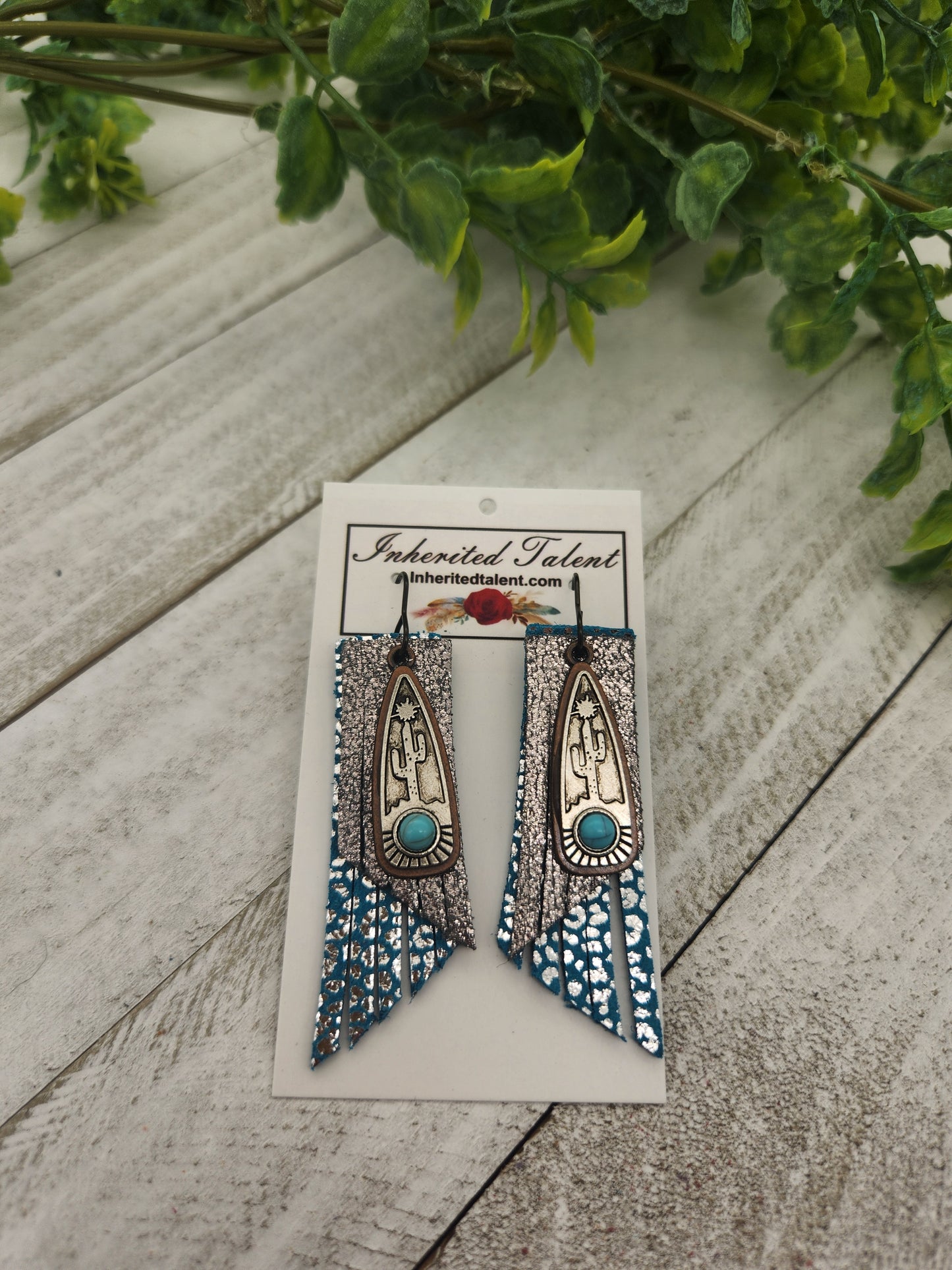 Cactus earrings