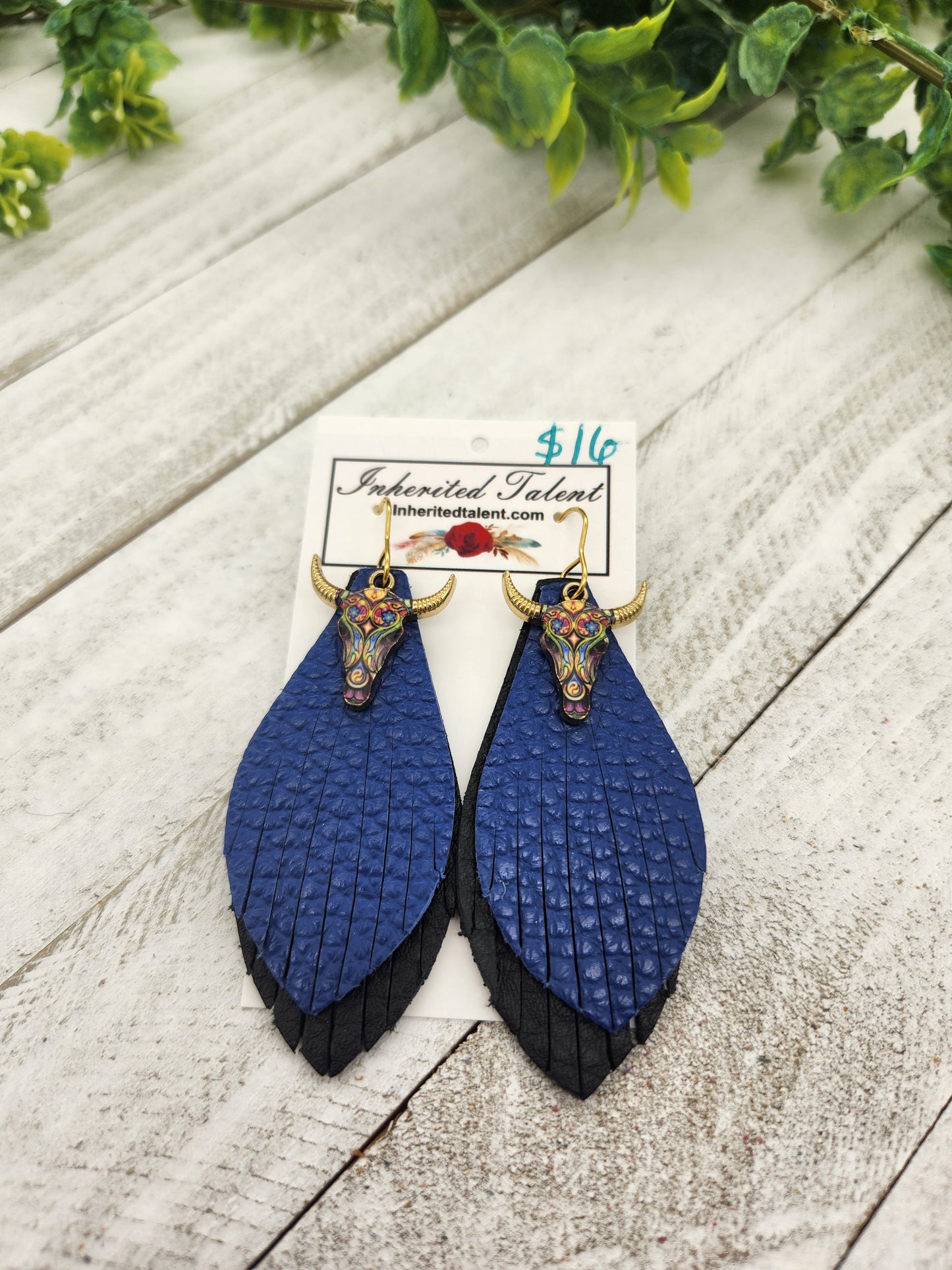 Genuine Leather Earrings
