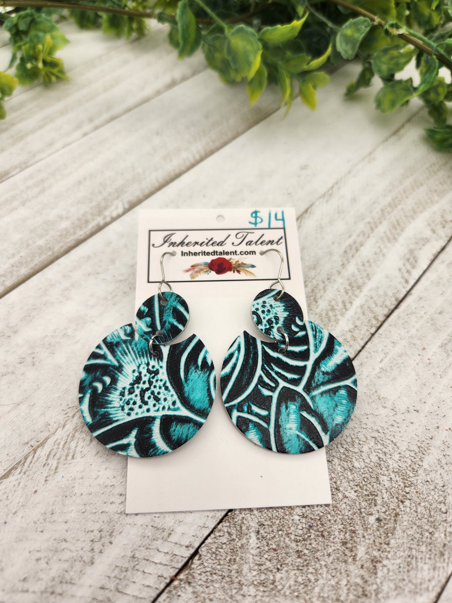 Genuine Leather Earrings