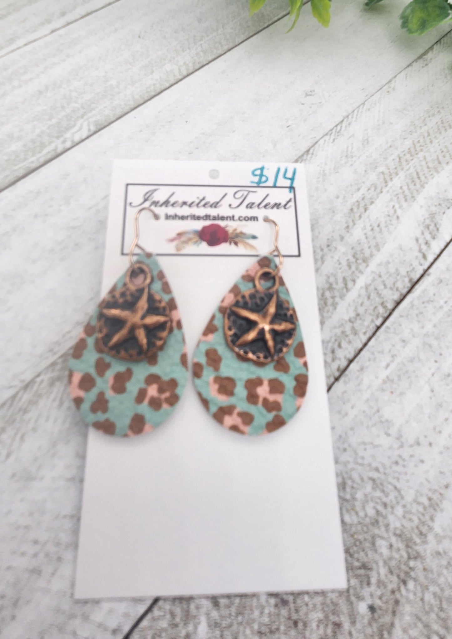 Genuine Leather Earrings