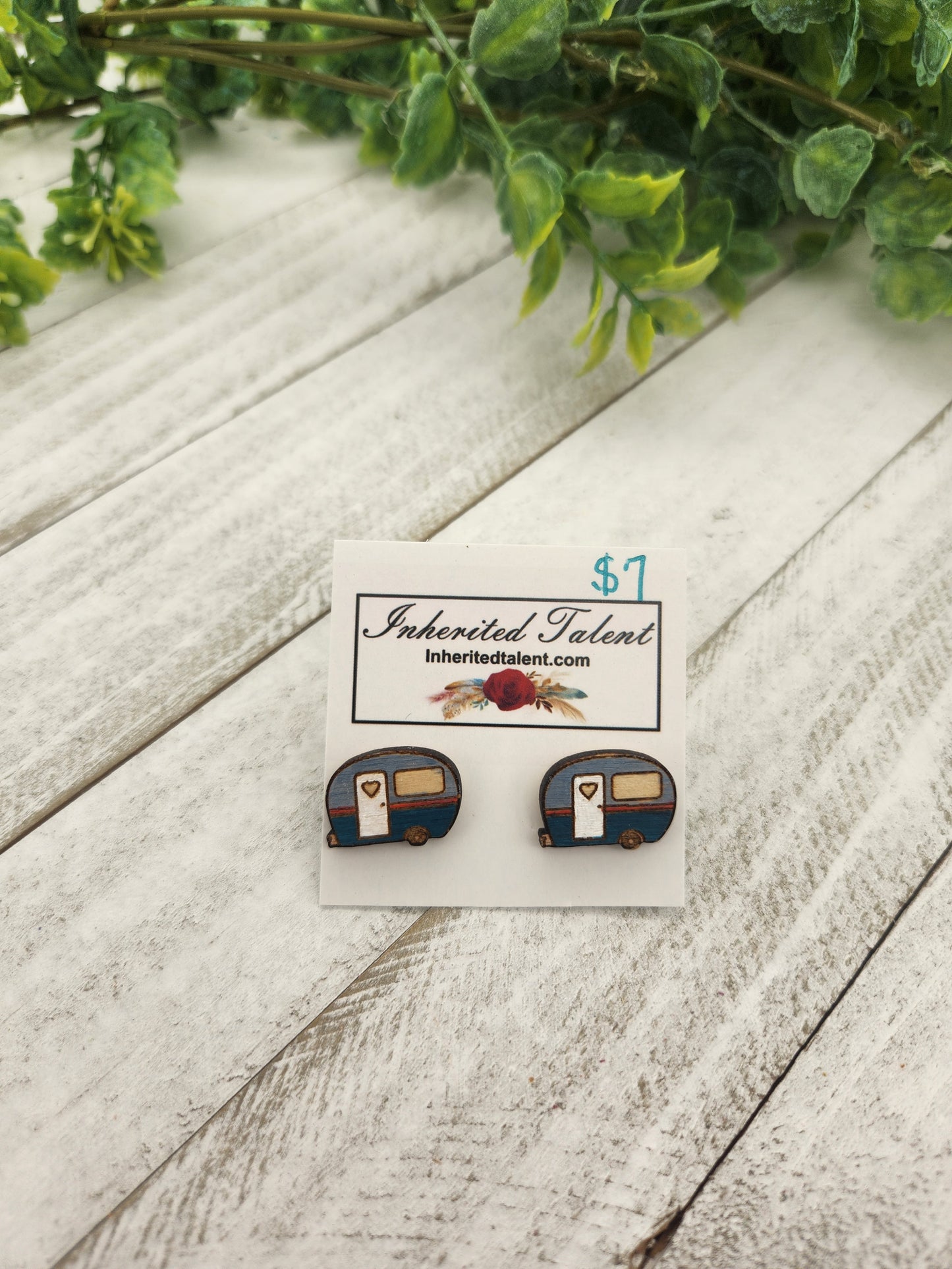 Camper Stud Earrings