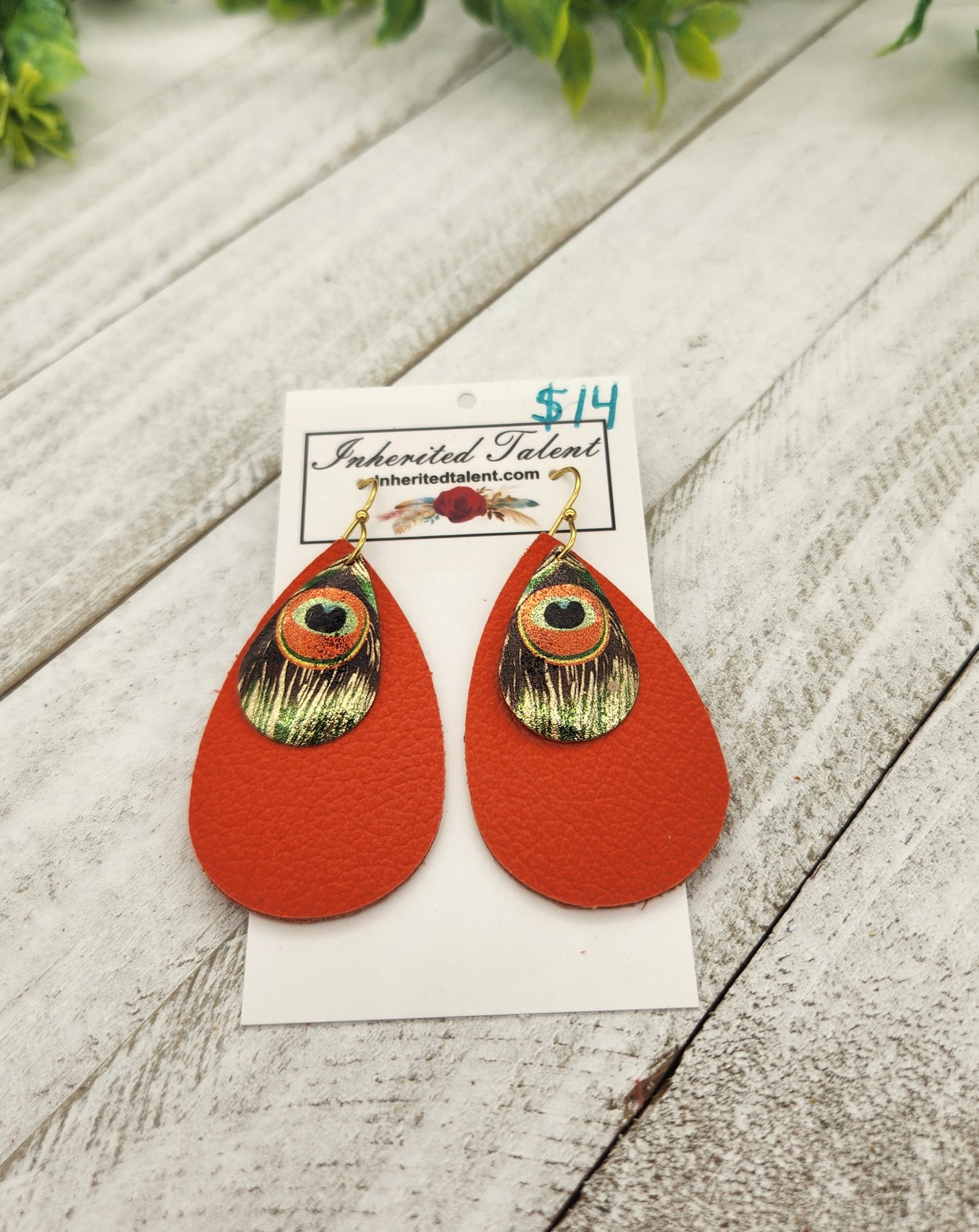 Genuine Leather Earrings