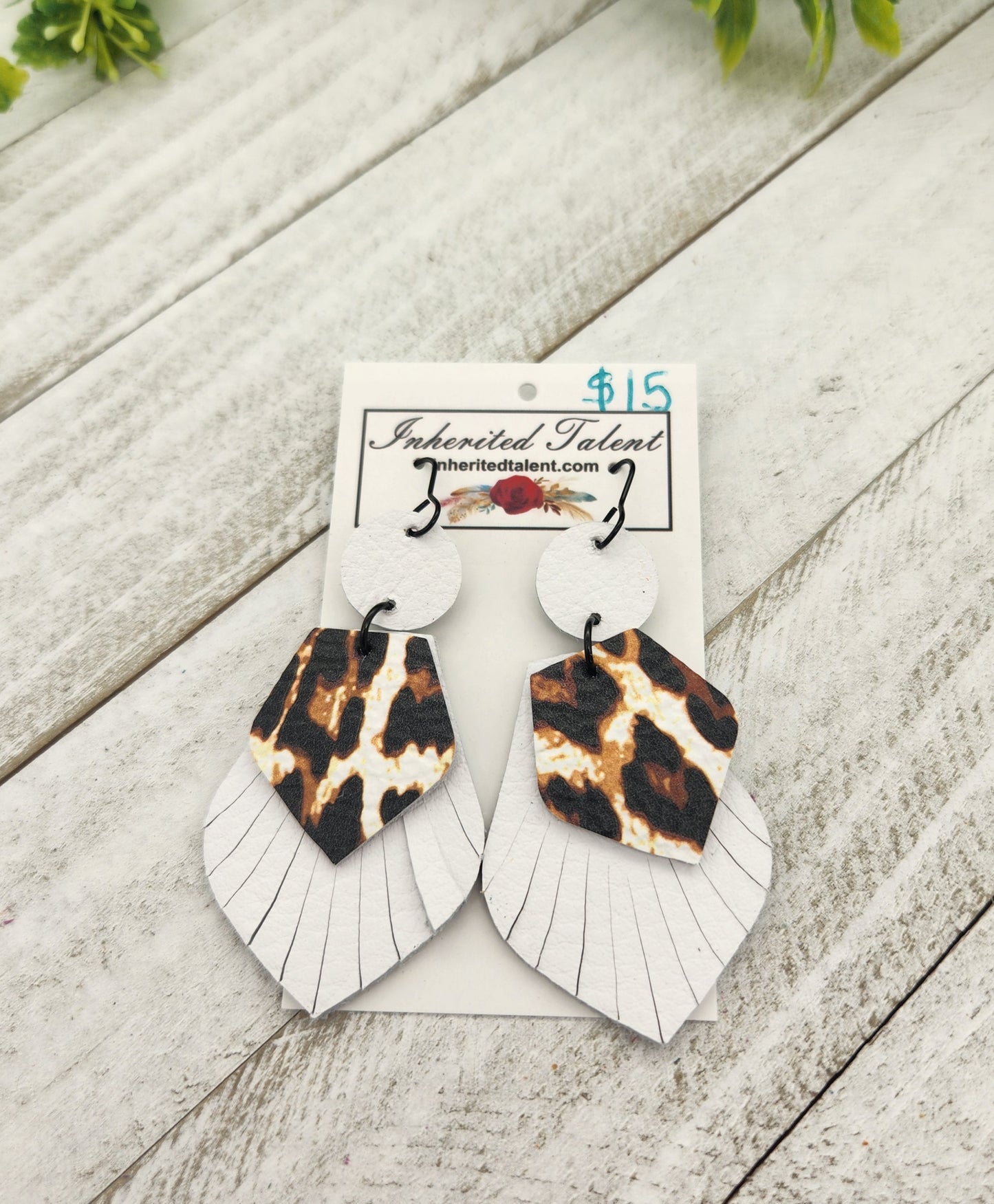 Genuine Leather Earrings