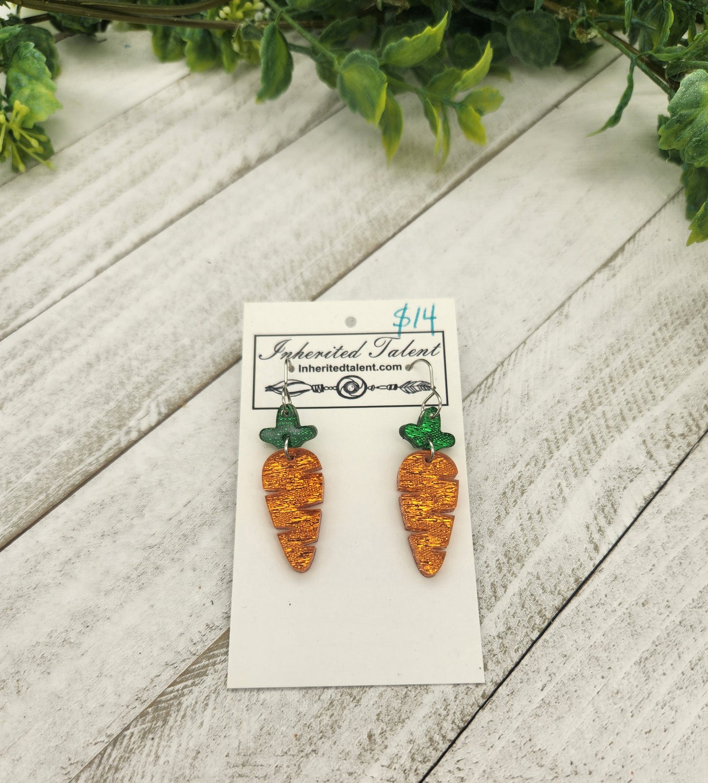 Carrot Earrings
