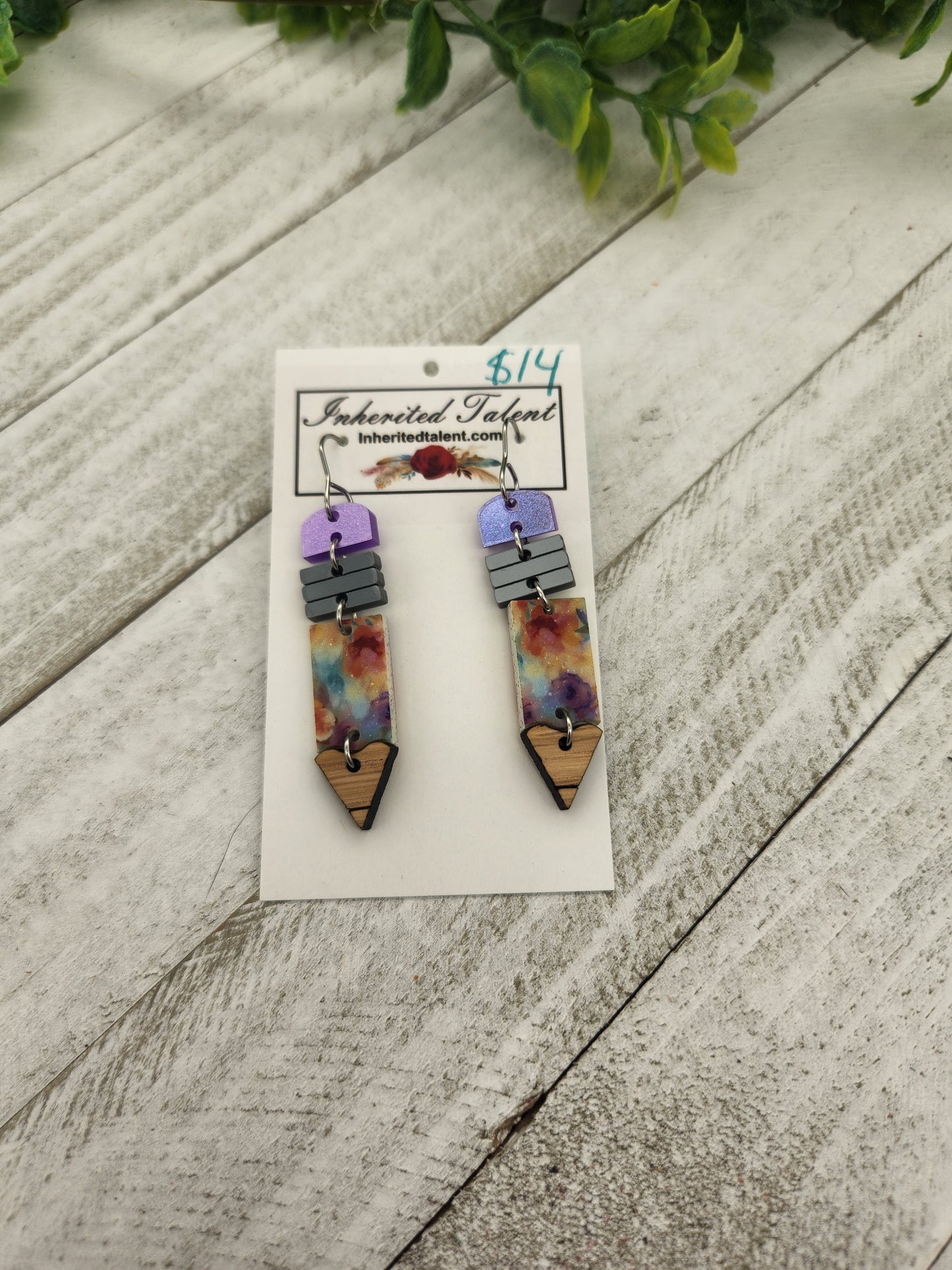 Pencil Earrings