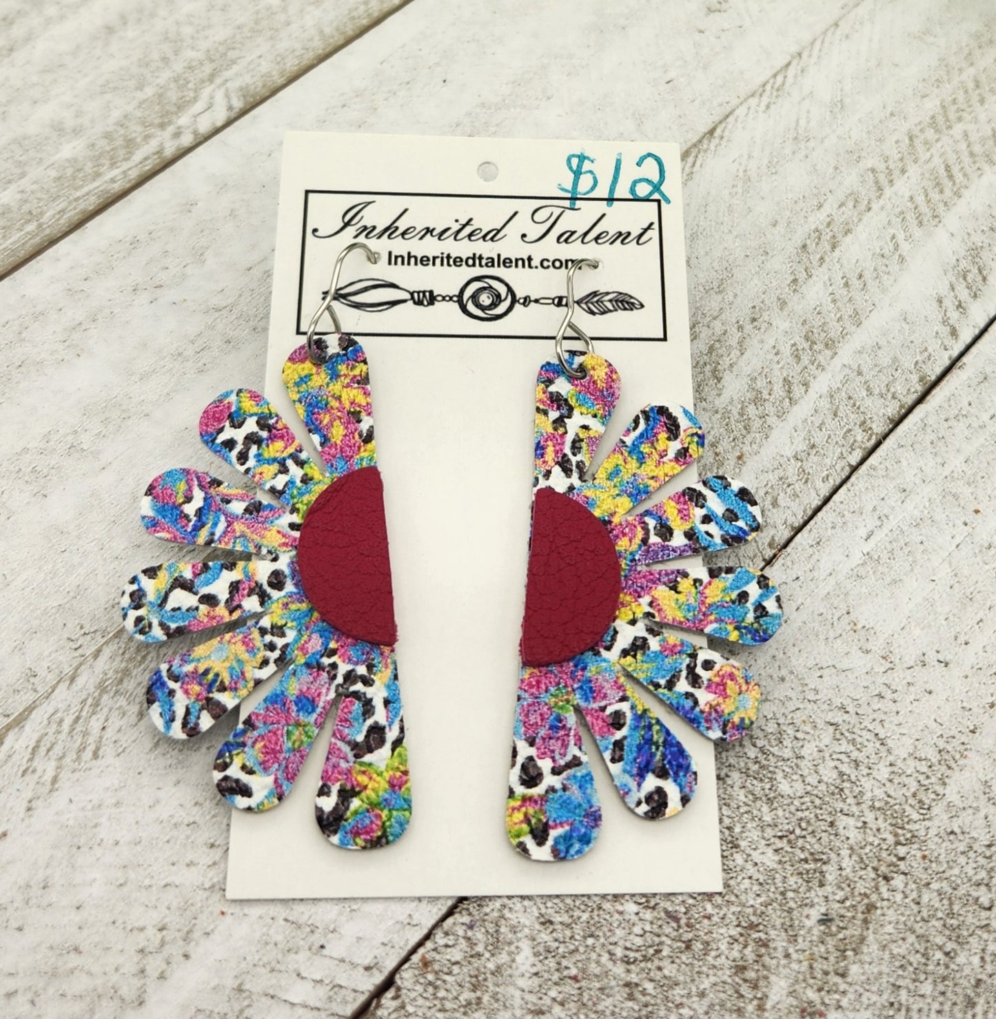 Flower earrings