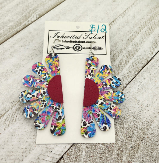 Flower earrings