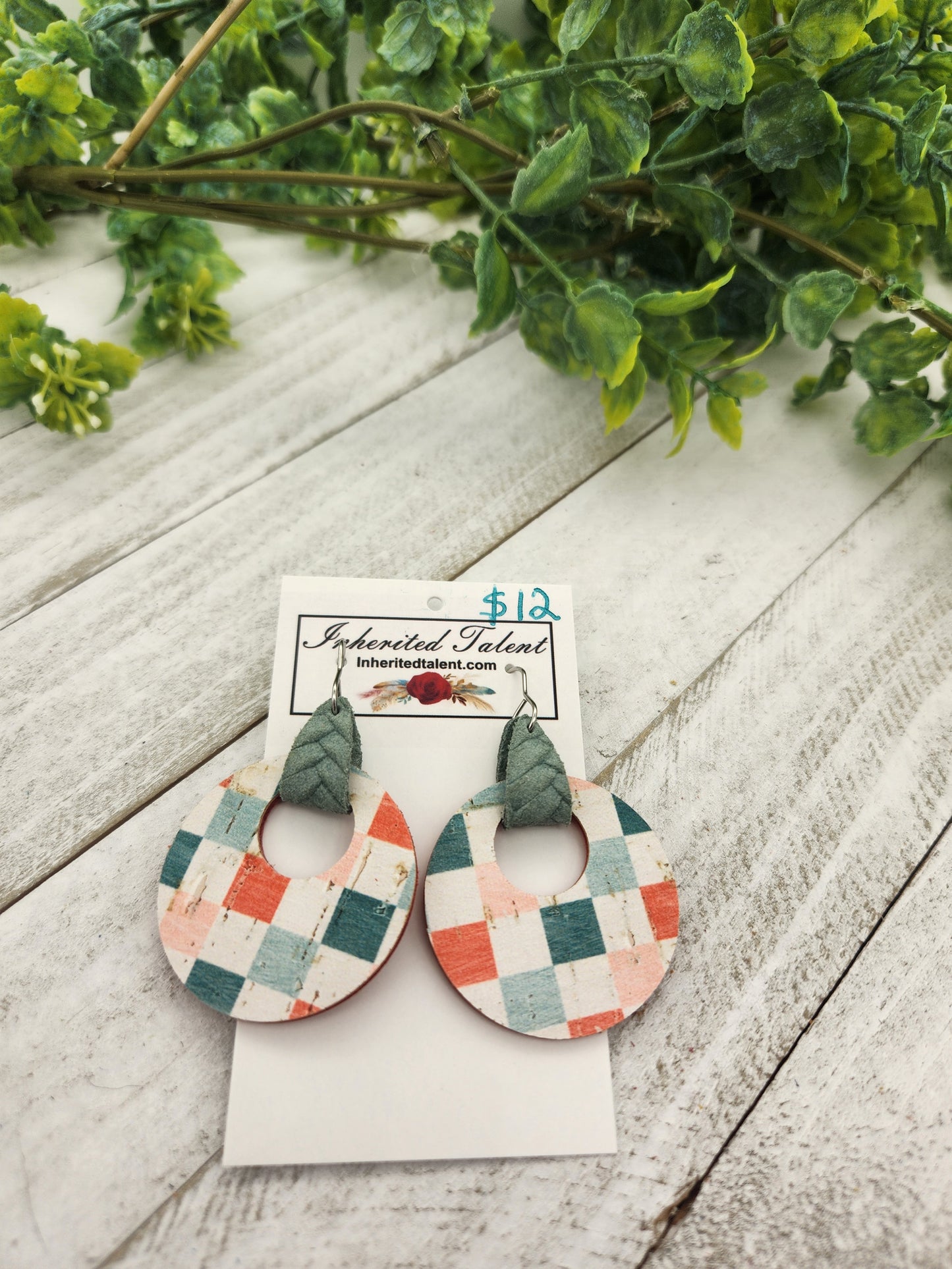 Genuine Leather Earrings