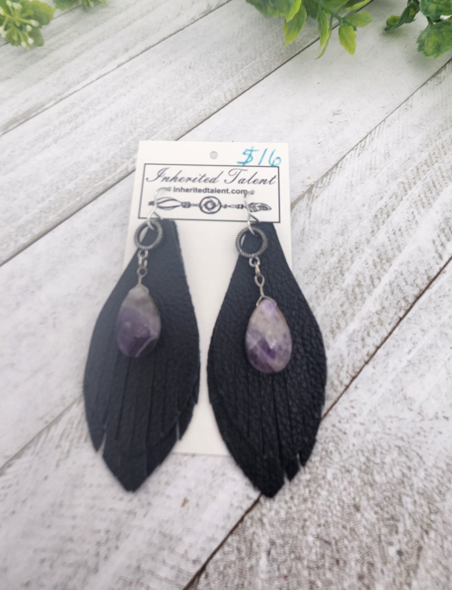 Genuine Leather Earrings