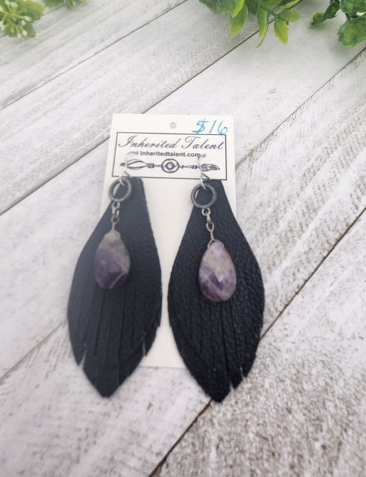 Genuine Leather Earrings