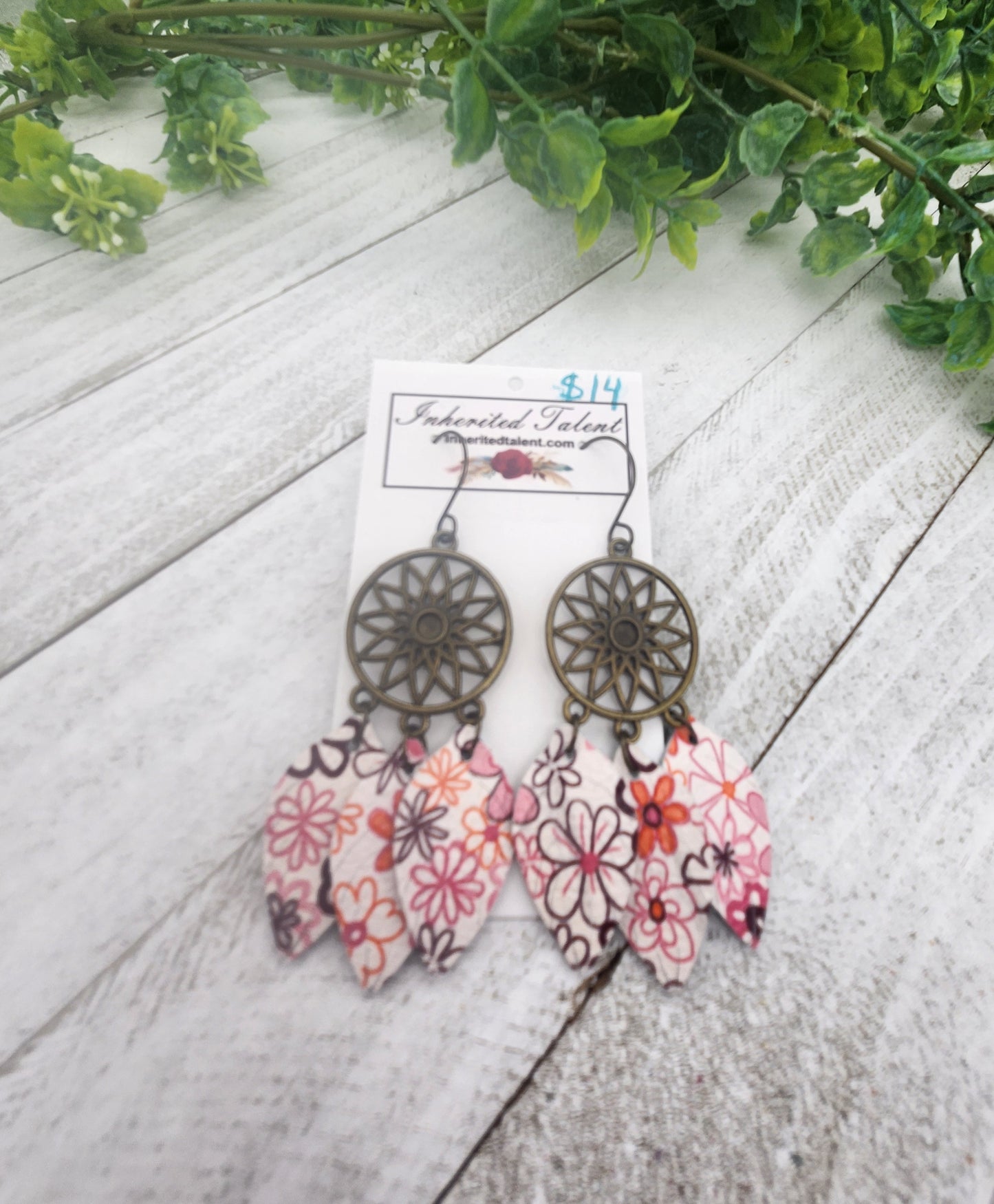 Genuine Leather Earrings