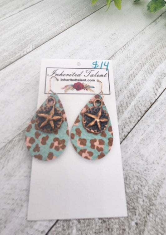 Genuine Leather Earrings