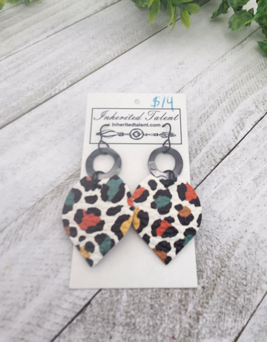 Genuine Leather Earrings