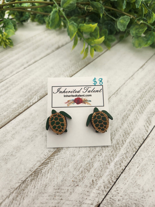 Turtle Stud Earrings