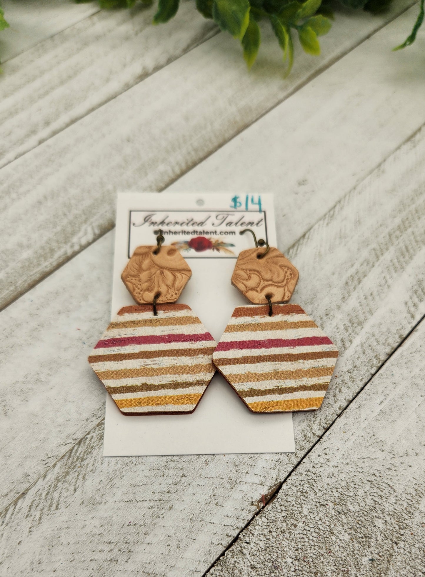 Genuine Leather Earrings