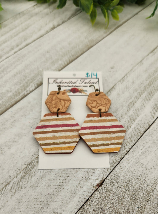 Genuine Leather Earrings