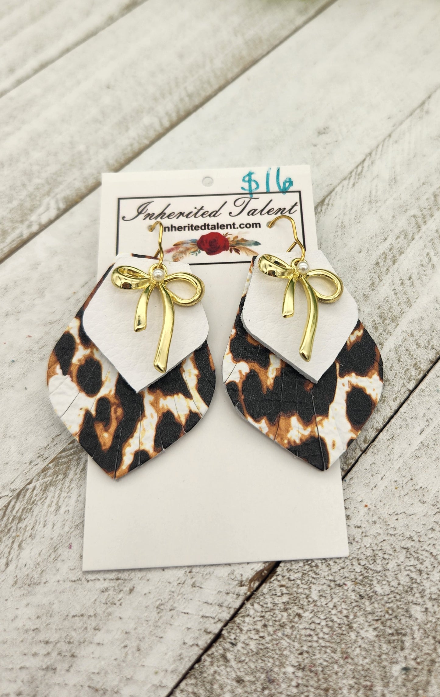 Genuine Leather Earrings