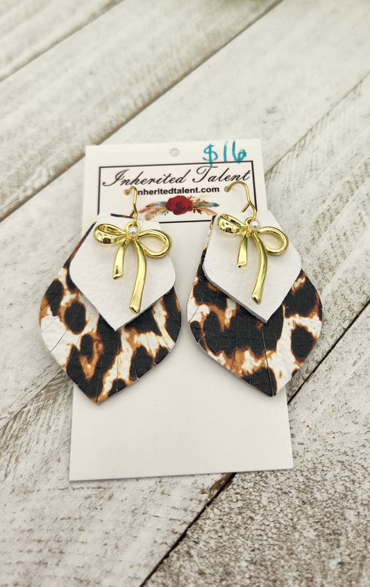 Genuine Leather Earrings