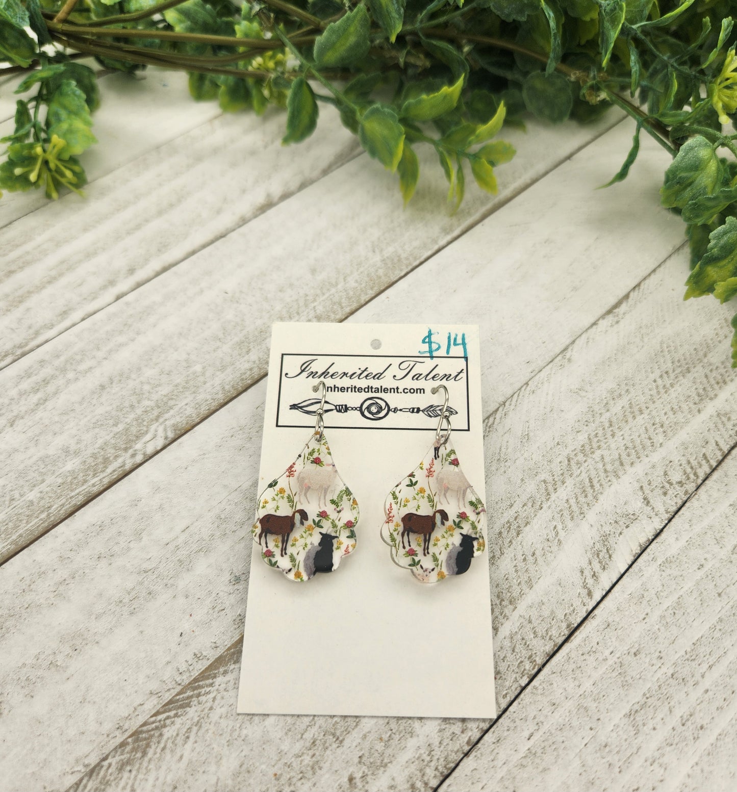 Goat Earrings
