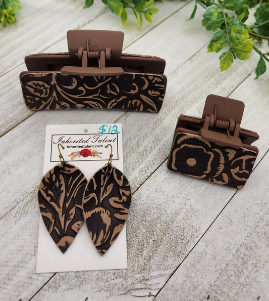 Brown Print