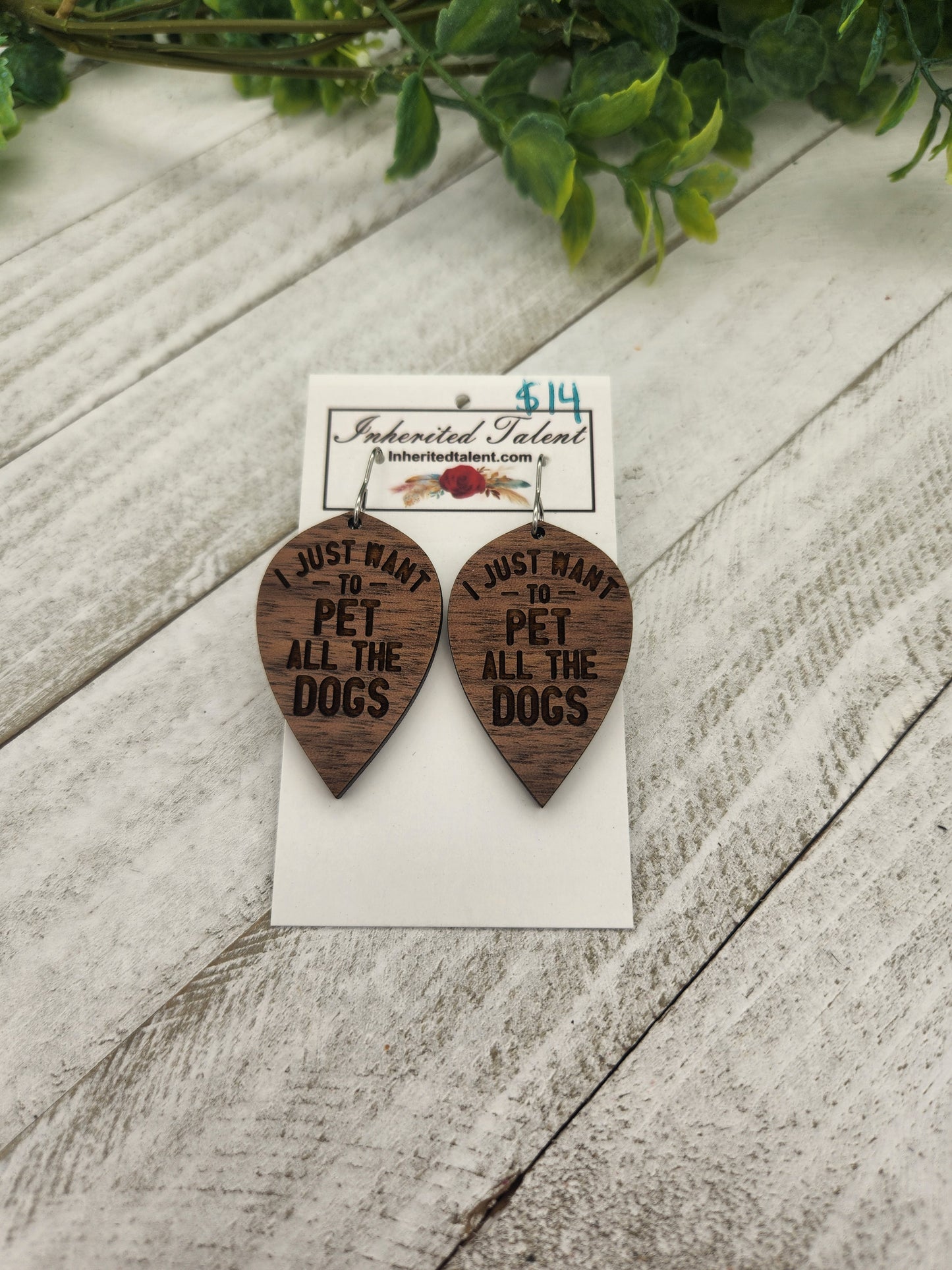 Dog Earrings