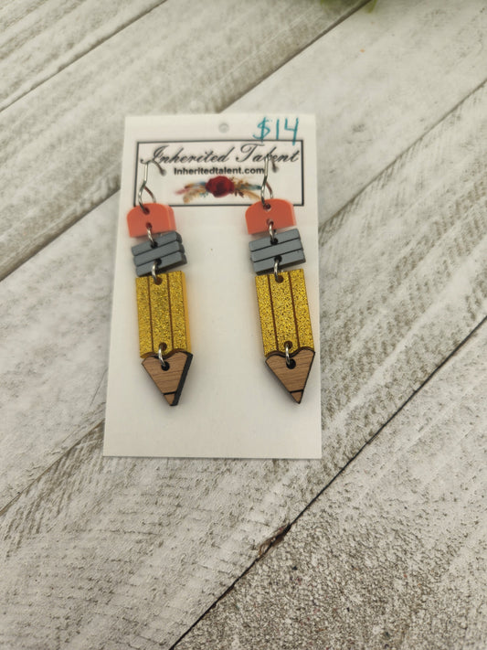 Pencil Earrings